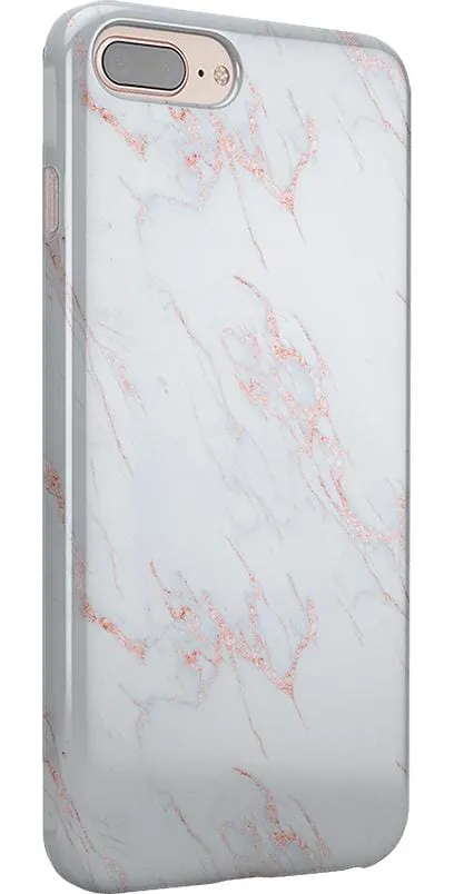 Subtle Blush | White and Pink Marble Case