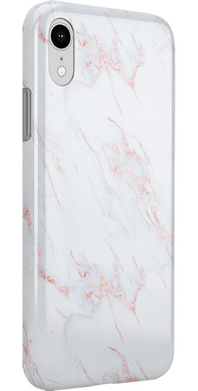 Subtle Blush | White and Pink Marble Case