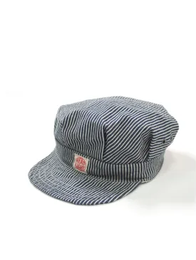 Sugar Cane, Work Cap, Hickory Stripe