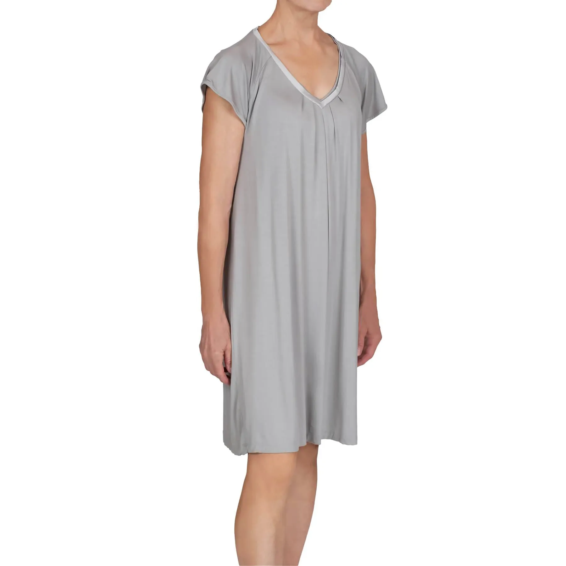 Sydney Knit Nightshirt - Dove Gray