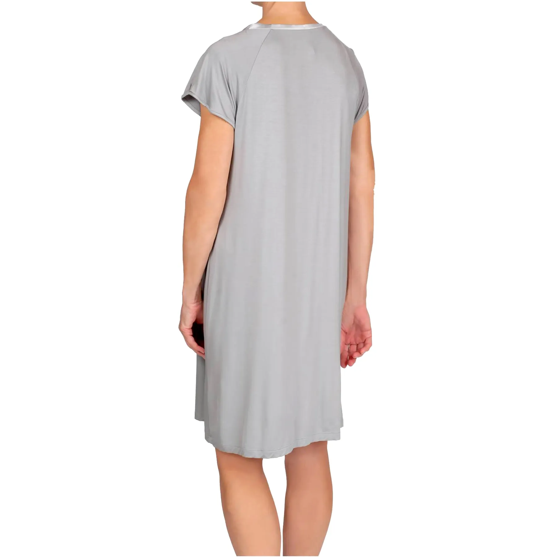 Sydney Knit Nightshirt - Dove Gray