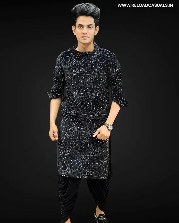 Unique Diamond Designer Work Kurta