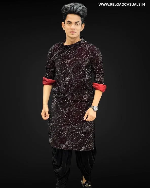 Unique Diamond Designer Work Kurta