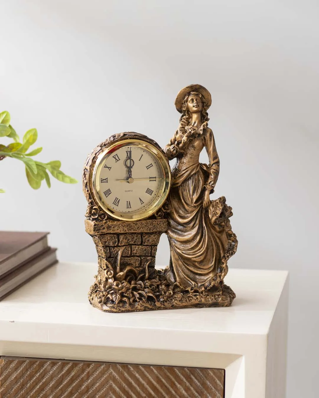 'Victorian Lady' Table Top Clock