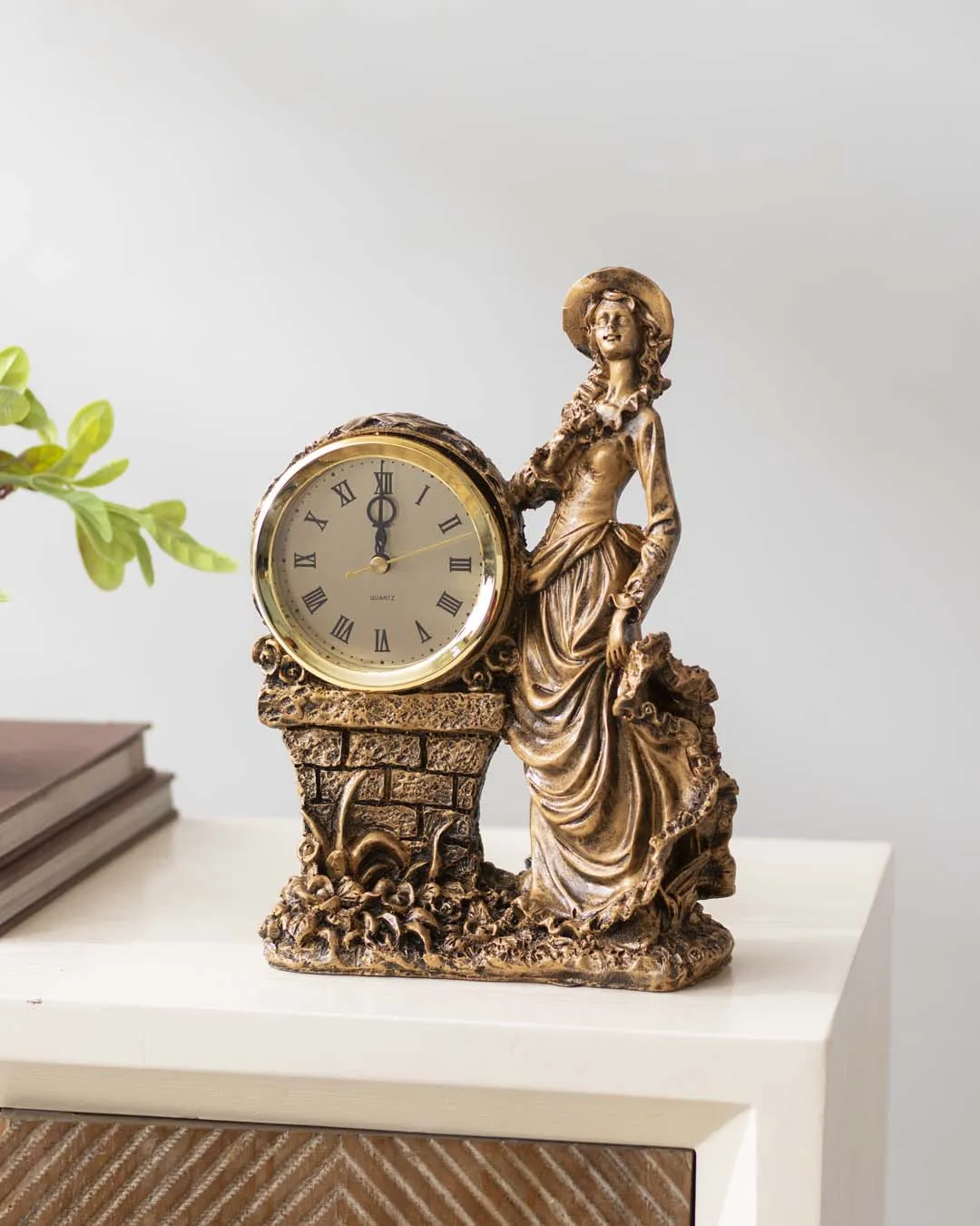 'Victorian Lady' Table Top Clock