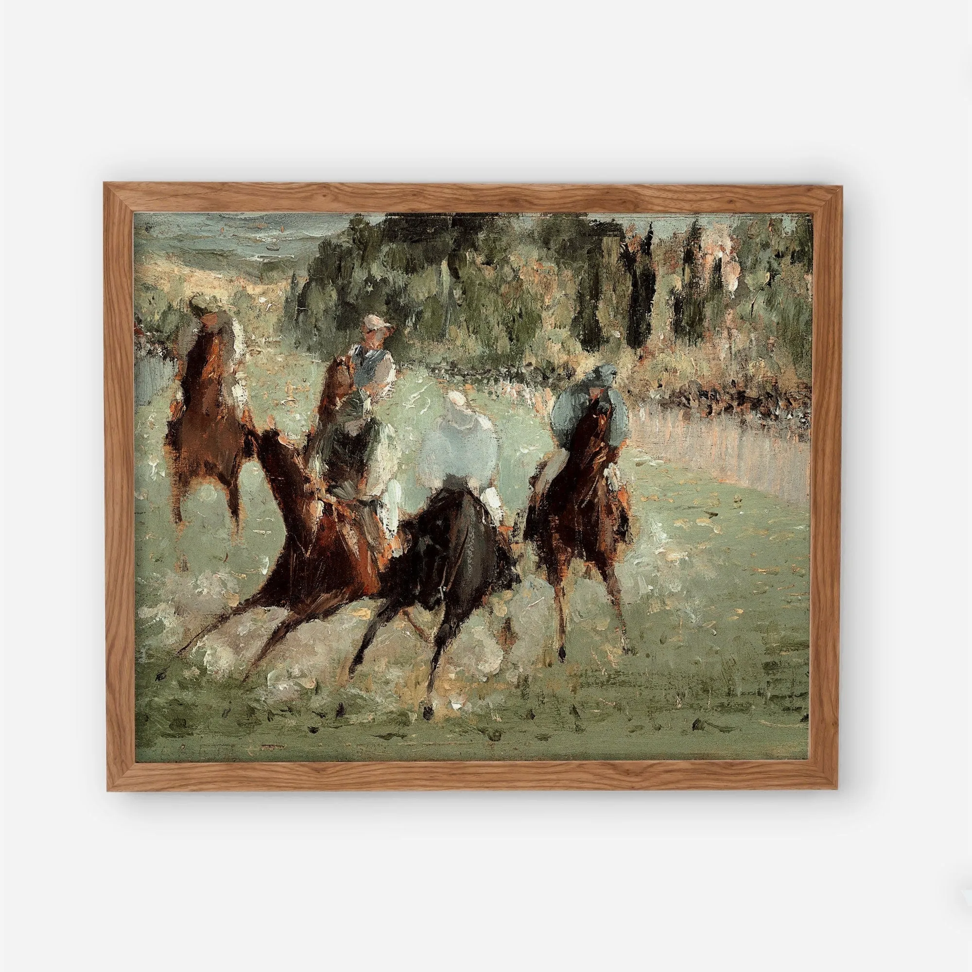 Vintage Horses Wall Art Print