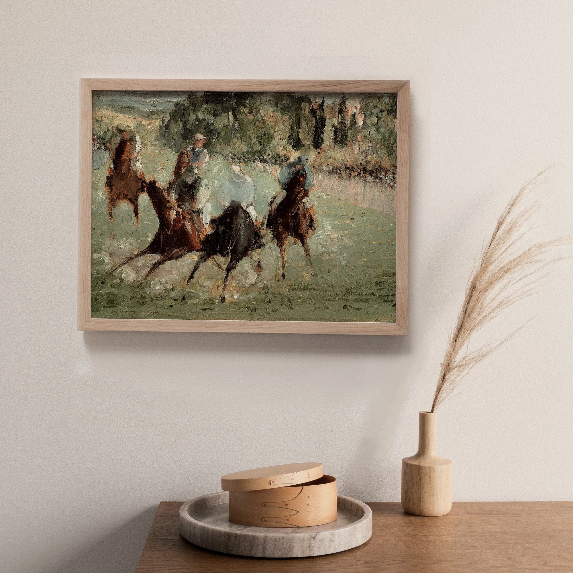 Vintage Horses Wall Art Print