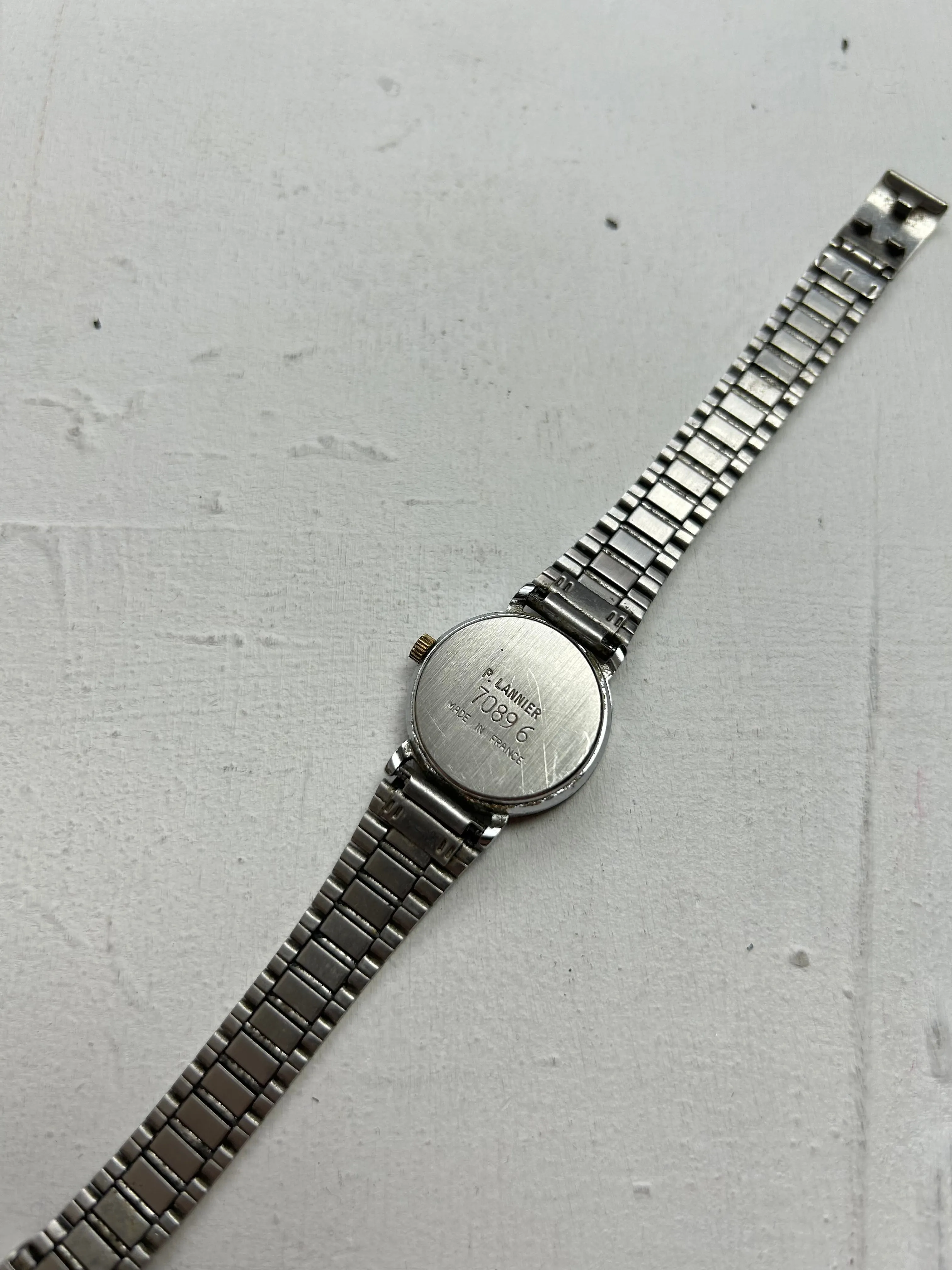 Vintage silver bracelet watch jewelry