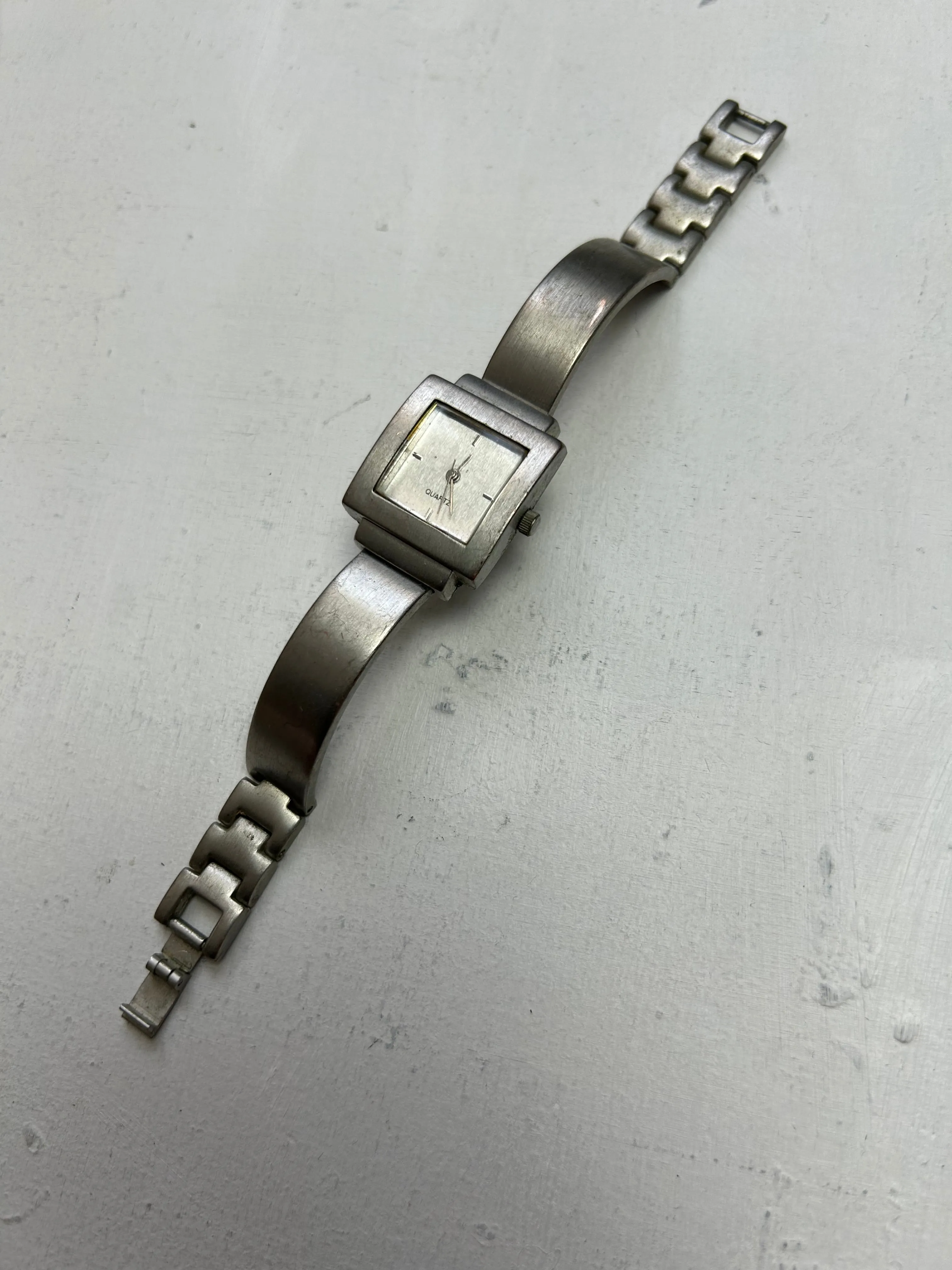 Vintage silver bracelet watch jewelry