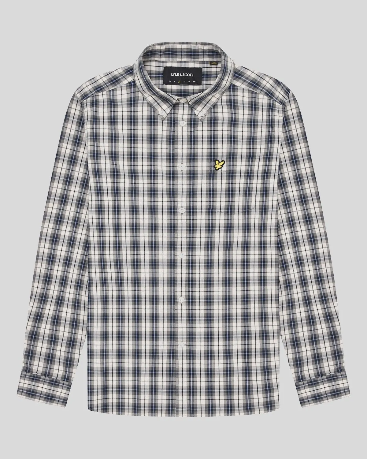 Washed Check Poplin Shirt