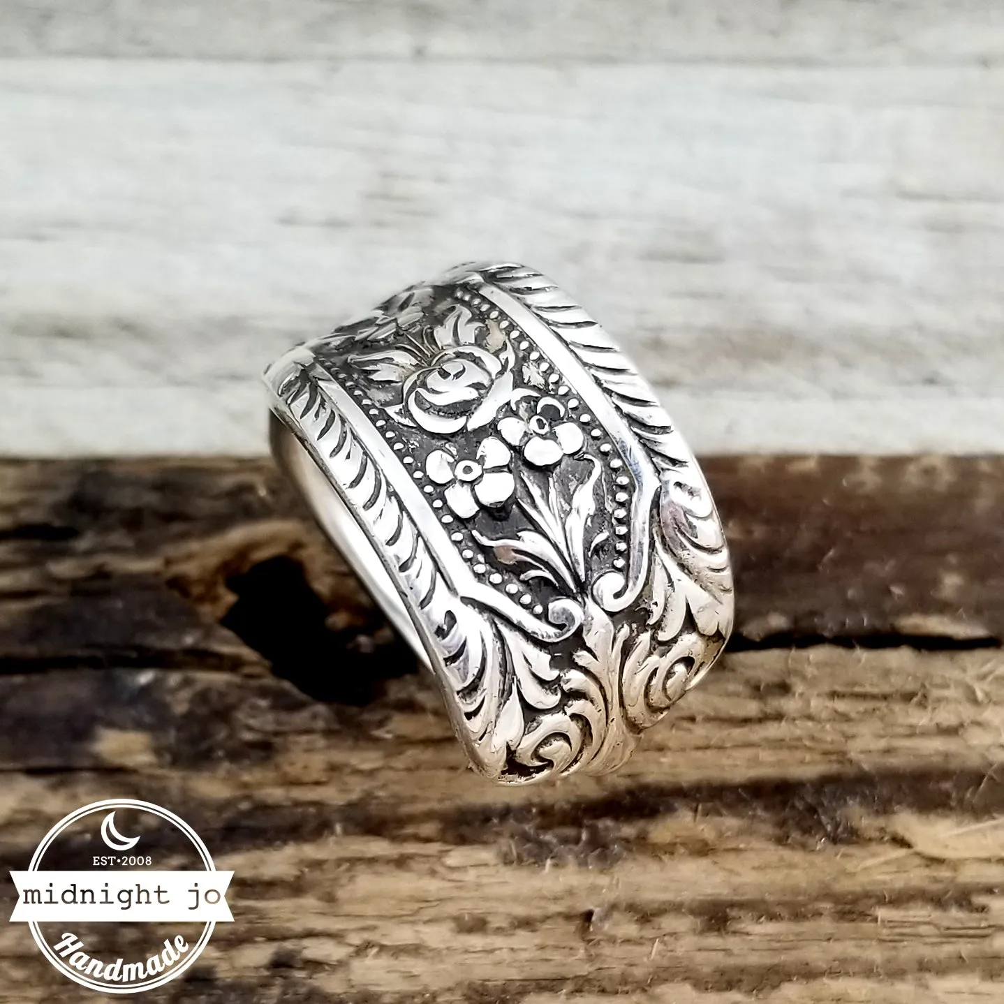 Westmorland Milburn Rose Sterling Silver Spoon Ring