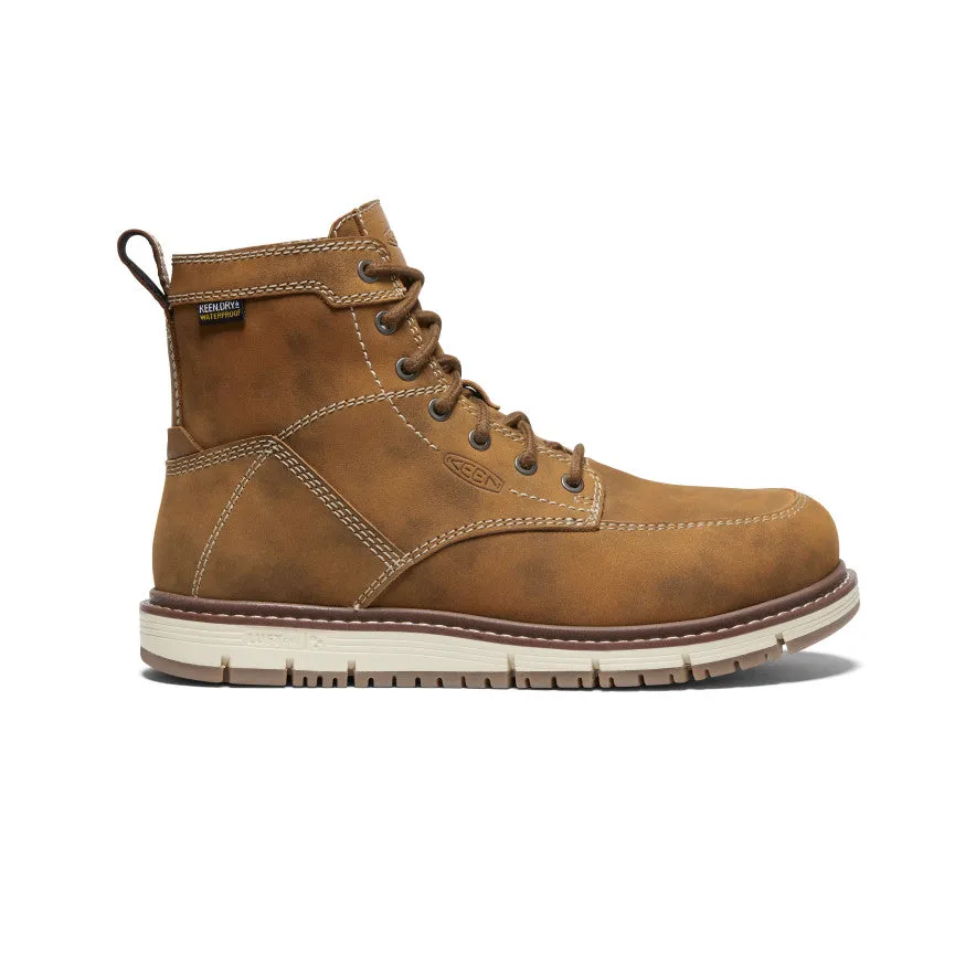 Women's San Jose 6" Waterproof Boot (Aluminum Toe)  |  Almond/Gum