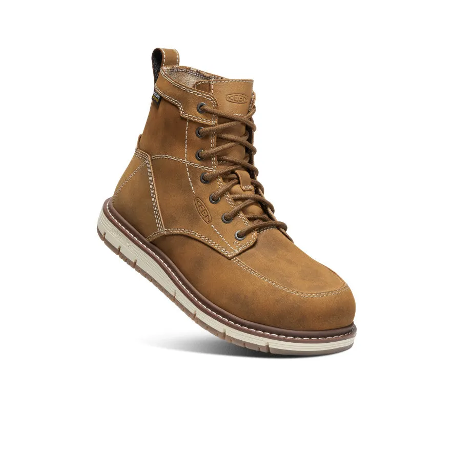 Women's San Jose 6" Waterproof Boot (Aluminum Toe)  |  Almond/Gum