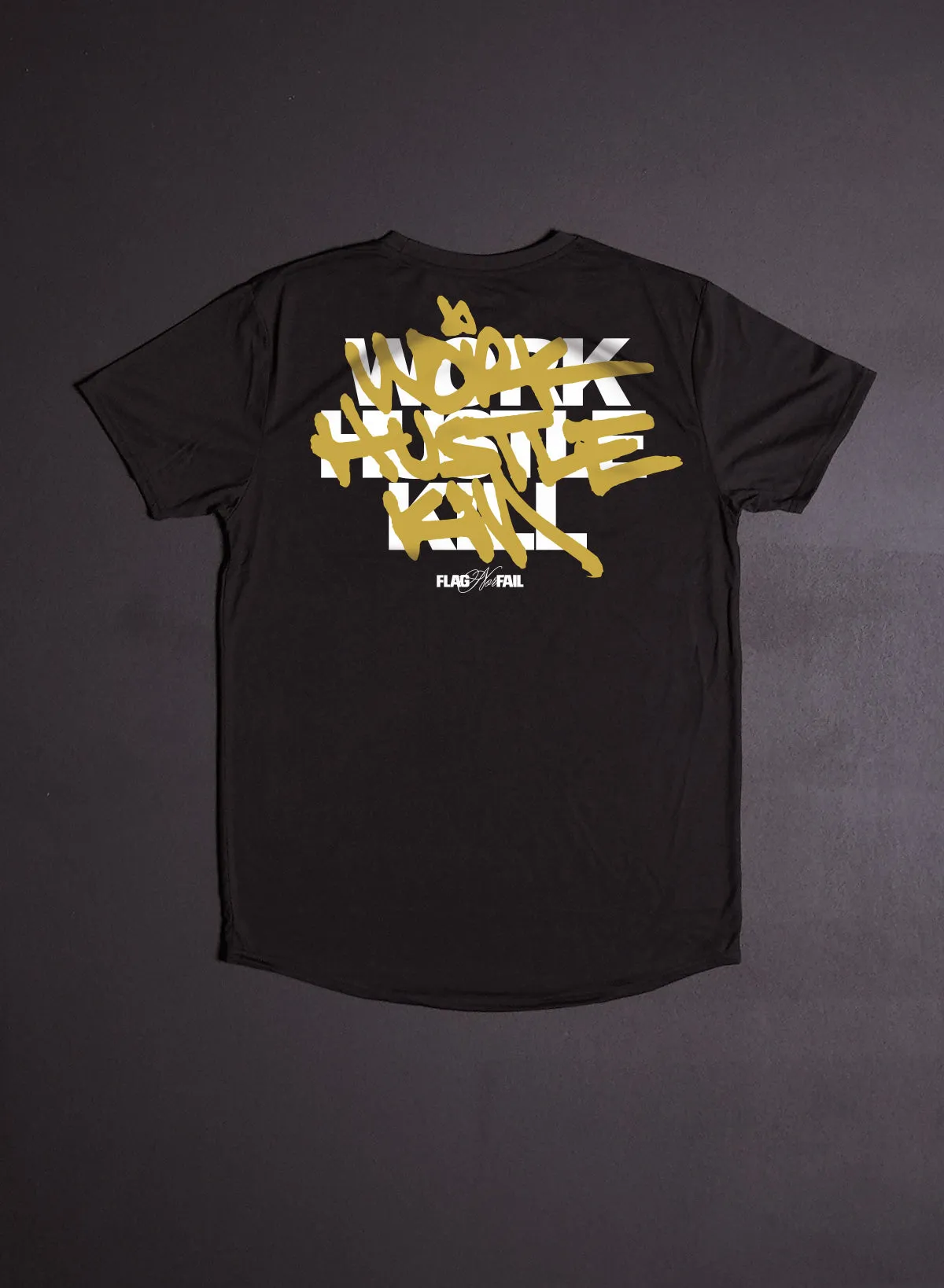 WORK HUSTLE KILL Script Tee